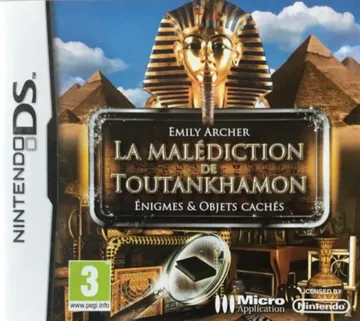 Malediction de Toutankhamon, La - Enigmes & Objets Caches (France) box cover front